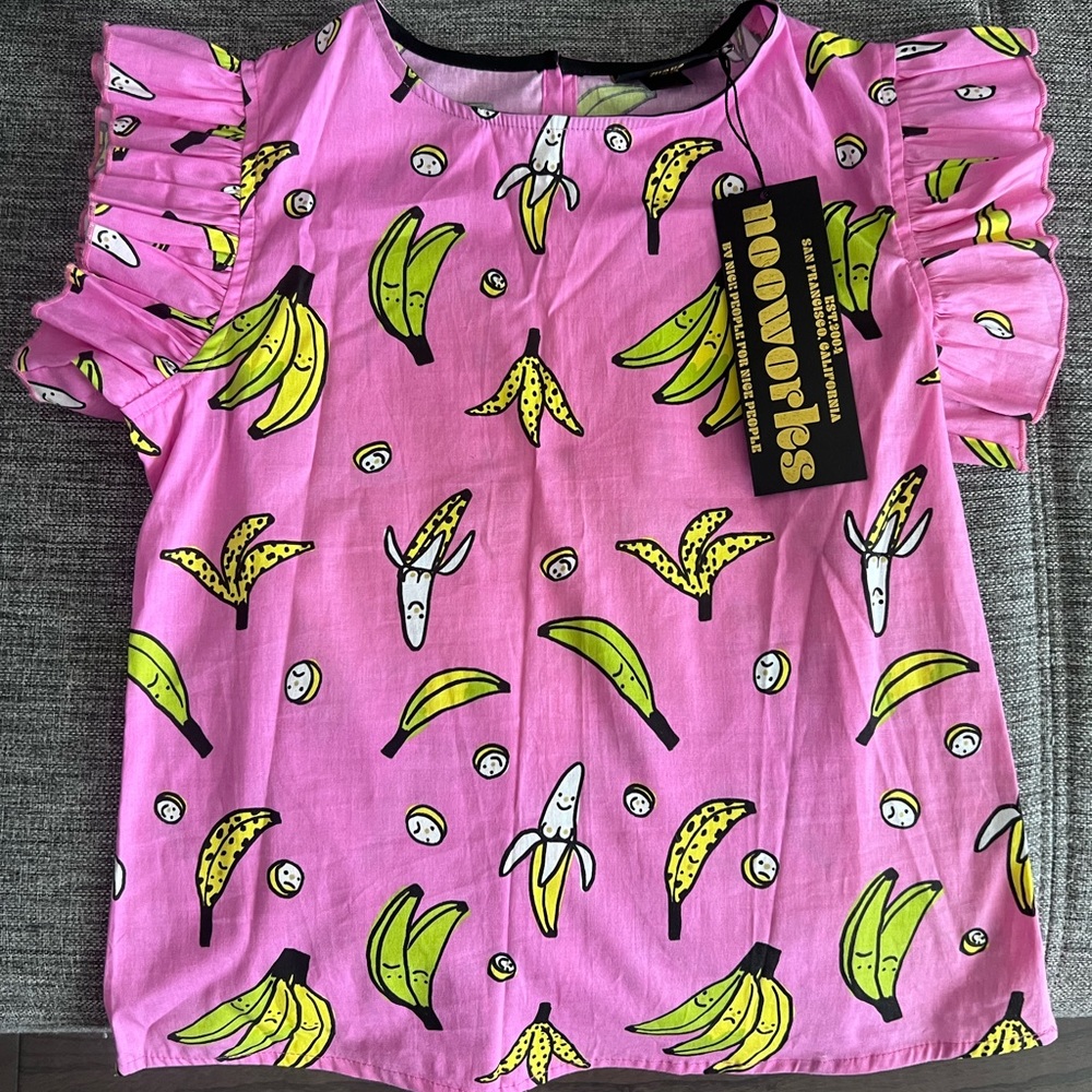 Nooworks Ruffle Top Banana